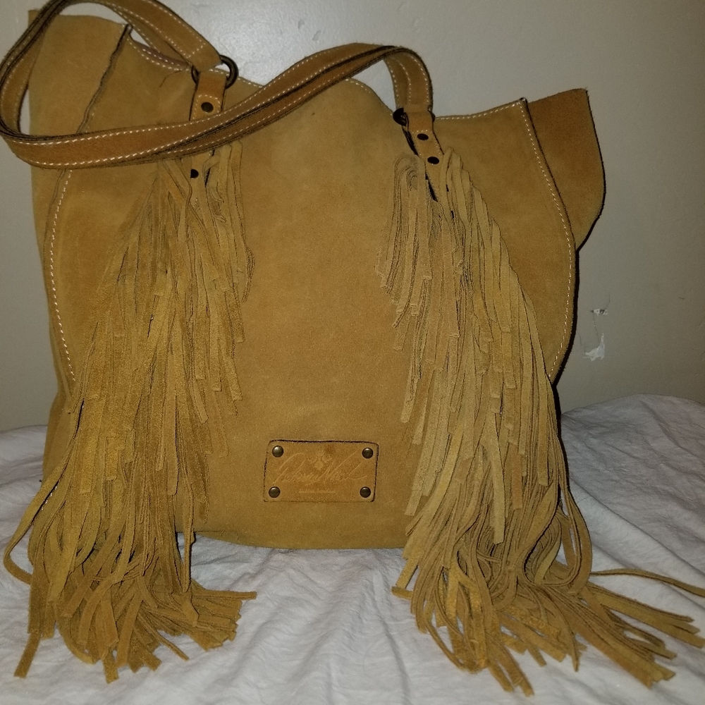 Patricia Nash Suede Fridge shoulder bag